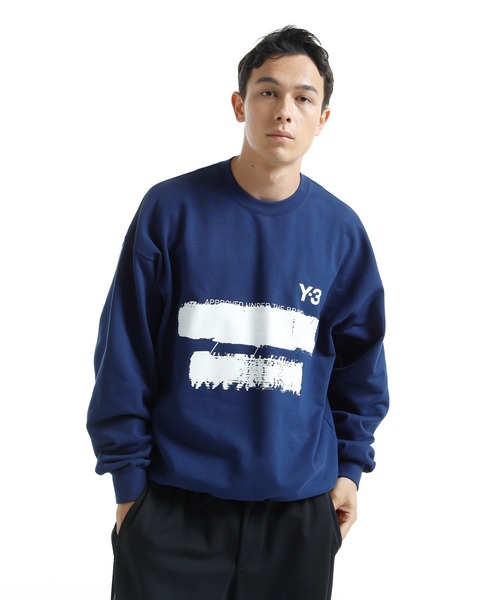 Y-3 U GFX クルー スウェットシャツ U GFX CREW Y-3│Y-3 ワイスリー