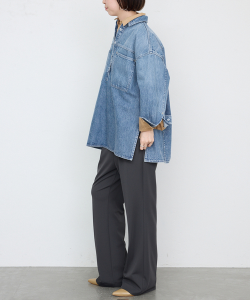 SLOBE IENA フィールドオーバーチュニック LE DENIM フィールドオーバーチュニック（シャツ／ブラウス