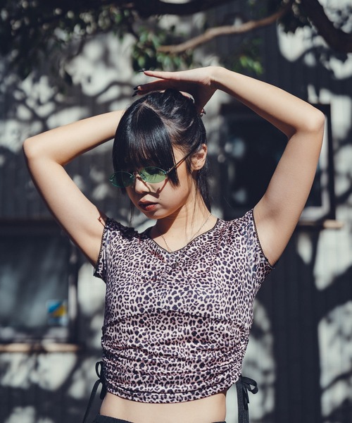 tシャツ Leopard top「WOMEN」 レディース