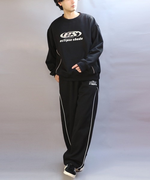 BIGトレーナー　プリント 古着 80s Canada製 adidas BIG トレフォイル プリント