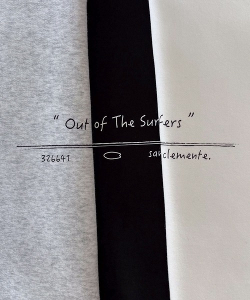 トレーナー スウェット 1975 TOKYO　Out of The Surfersトレーナー 裏起毛 レディース メンズ CANAL JEAN トレーナー スウェット 1975 TOKYO Out of The