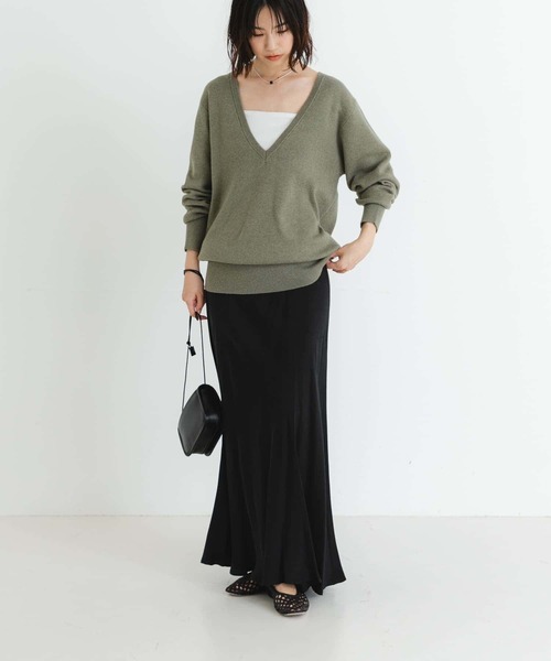 URBAN RESEARCH スカート 「MADE IN JAPAN」キュプラフィブリル