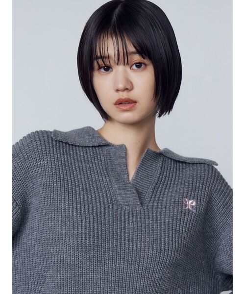 EMODA スキッパーニット レディース EMODA（エモダ）の「チャームスキッパーニット（ニット/セーター