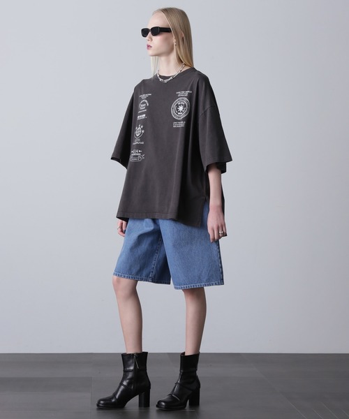 tシャツ ROSE BUD S/S TEE レディース ROSE BUD tシャツ (GENE HEAVENS)LOVE THE WORLD BIG S/S TEE