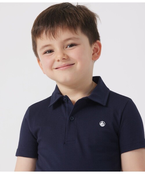 PETIT BATEAU（プチバトー） ポロシャツ 半袖ポロシャツ キッズ 子供服