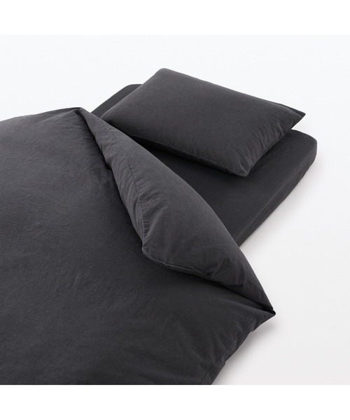無印良品（MUJI） ベッド 寝具 洗いざらしボックスシーツ・マットレス