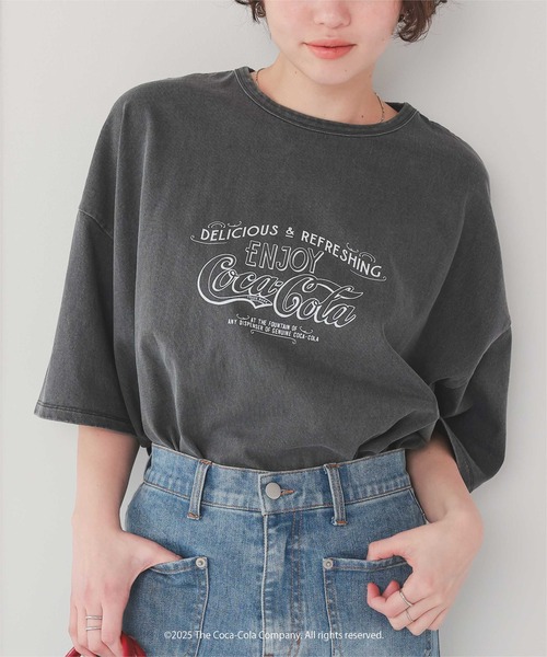 tシャツ 半袖 コカ・コーラ オーバーサイズTシャツ レディース | titivate | 12