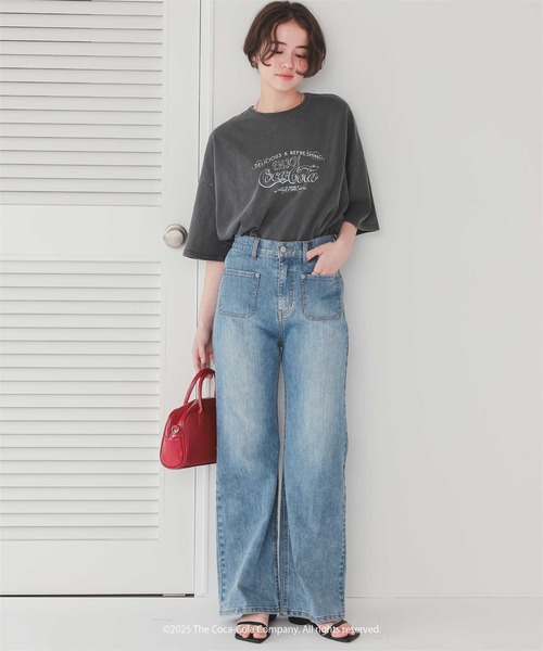 tシャツ 半袖 コカ・コーラ オーバーサイズTシャツ レディース | titivate | 13