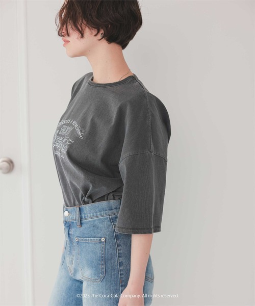 tシャツ 半袖 コカ・コーラ オーバーサイズTシャツ レディース | titivate | 15