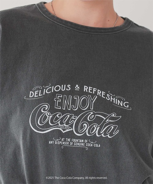 tシャツ 半袖 コカ・コーラ オーバーサイズTシャツ レディース | titivate | 16