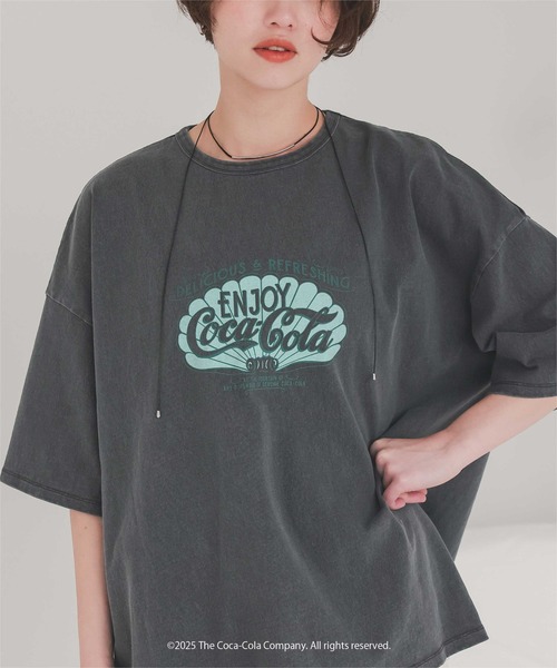 tシャツ 半袖 コカ・コーラ オーバーサイズTシャツ レディース | titivate | 04