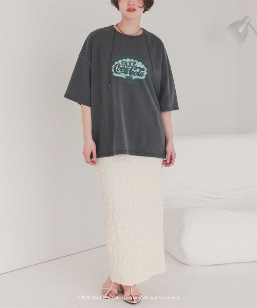 tシャツ 半袖 コカ・コーラ オーバーサイズTシャツ レディース | titivate | 06