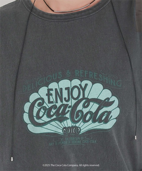 tシャツ 半袖 コカ・コーラ オーバーサイズTシャツ レディース | titivate | 07