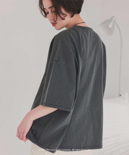 tシャツ 半袖 コカ・コーラ オーバーサイズTシャツ レディース | titivate | 08