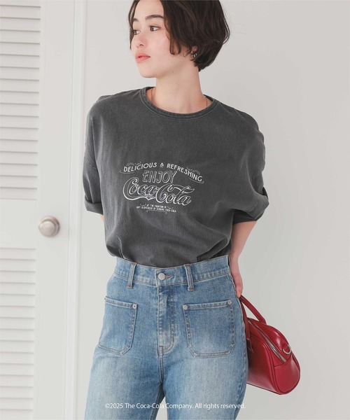 tシャツ 半袖 コカ・コーラ オーバーサイズTシャツ レディース | titivate | 20