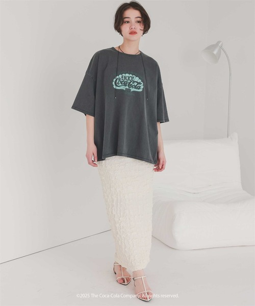 tシャツ 半袖 コカ・コーラ オーバーサイズTシャツ レディース | titivate | 10