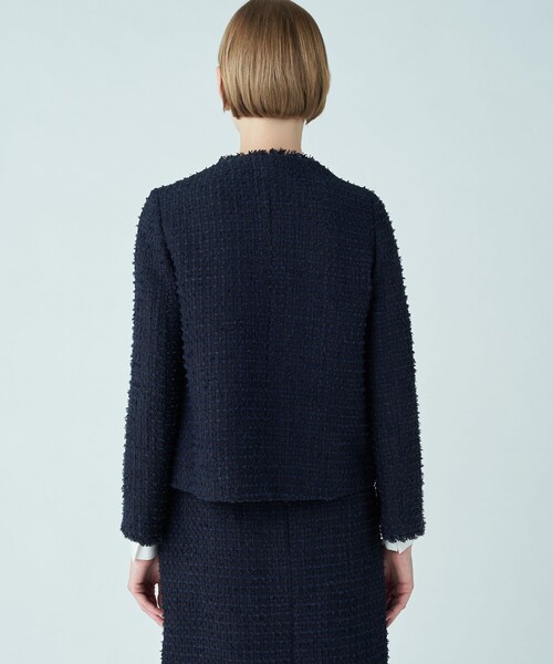 BALLSEY」 ツイードジャケット 36 ネイビー レディース 【楽天市場