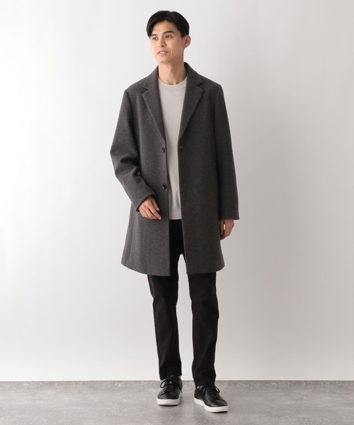 「GLOBAL WORK Smile Seed Store」 チェスターコート SMALL チャコール メンズ_画像2