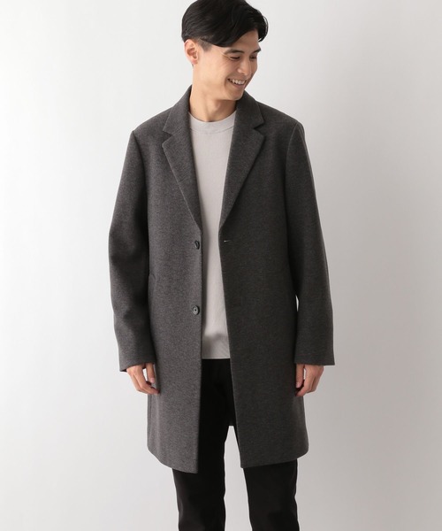 「GLOBAL WORK Smile Seed Store」 チェスターコート SMALL チャコール メンズ_画像3