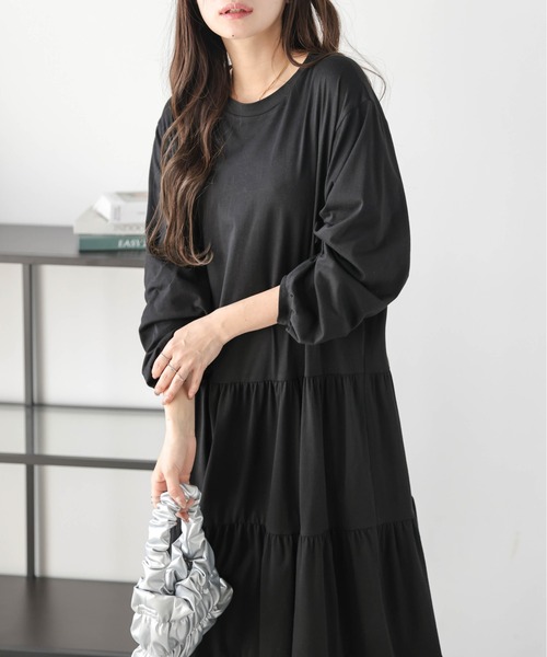 ワンピース ティアードロングワンピース : ZOZOTOWN Yahoo!店 - 通販