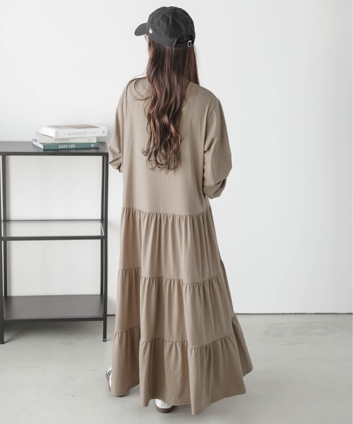 ワンピース ティアードロングワンピース : ZOZOTOWN Yahoo!店 - 通販