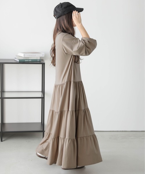 ワンピース ティアードロングワンピース : ZOZOTOWN Yahoo!店 - 通販