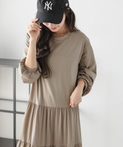 ワンピース ティアードロングワンピース : ZOZOTOWN Yahoo!店 - 通販