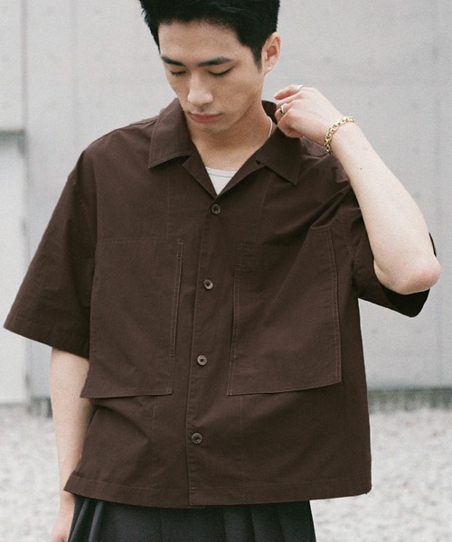 シャツ CROPPED WORK H/S SHIRT メンズ レディース | WYM LIDNM