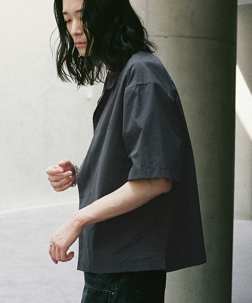 シャツ CROPPED WORK H/S SHIRT メンズ レディース | WYM LIDNM | 12