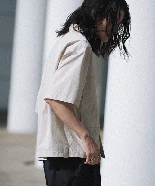 シャツ CROPPED WORK H/S SHIRT メンズ レディース | WYM LIDNM | 15