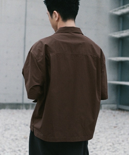 シャツ CROPPED WORK H/S SHIRT メンズ レディース | WYM LIDNM | 18