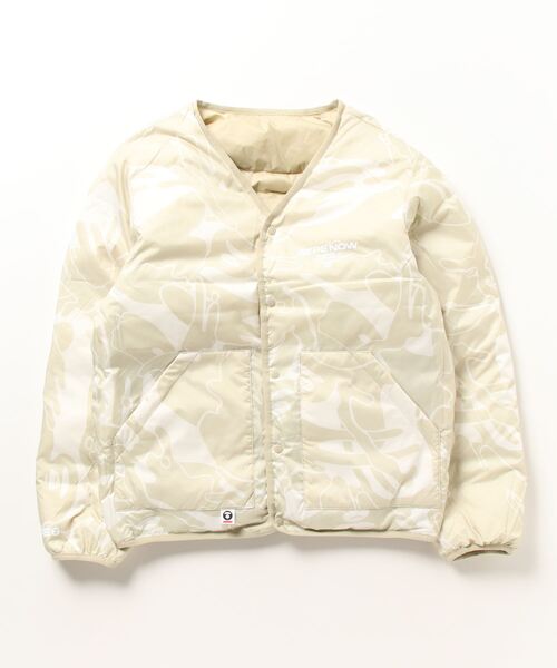 「AAPE BY A BATHING APE」 ダウンジャケット SMALL ブラック メンズ_画像5