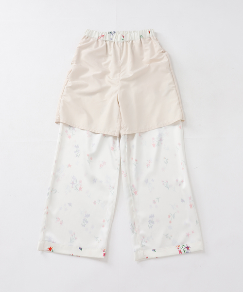 ✨新品✨margaux  パンツ margaux パンツ 「追加」margaux/マルゴー flower イージー