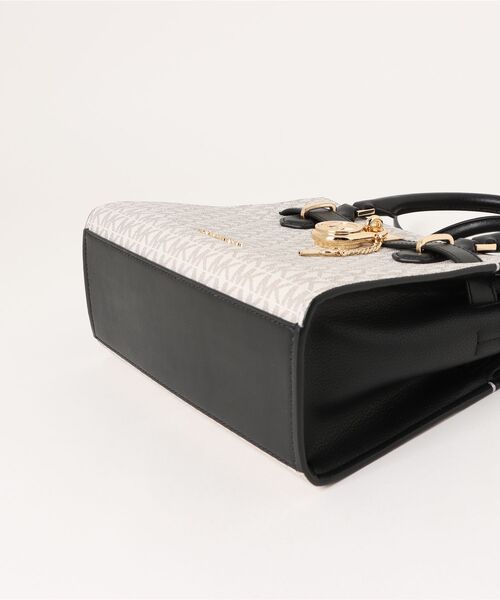 美品！MICHAEL KORS ハンドバッグハミルトンサッチェルスモールブラック 公式アウトレット】HAMILTON サッチェル スモール - ハンドバッグ