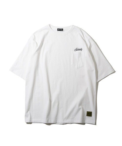 「Subciety」 半袖Tシャツ MEDIUM カーキ メンズ