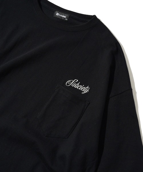 「Subciety」 半袖Tシャツ MEDIUM カーキ メンズ