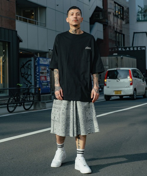 「Subciety」 半袖Tシャツ MEDIUM カーキ メンズ