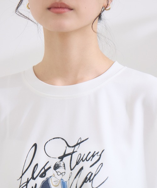 tシャツ 「KATHARINE ROSS」綿刺しゅうTシャツ レディース KATHARINE ROSS tシャツ 「Pillini/ピリーニ」TimeForDinner T