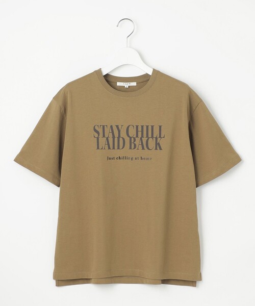 23区 tシャツ 「SLOW/一部店舗限定」MVSコットン ロゴTシャツ