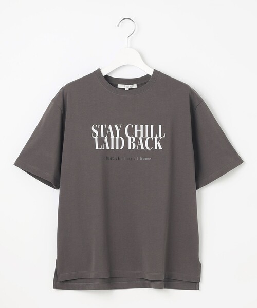 tシャツ 「SLOW/一部店舗限定」MVSコットン ロゴTシャツ レディース SLOW/一部店舗限定】MVSコットン ロゴTシャツ / 23区
