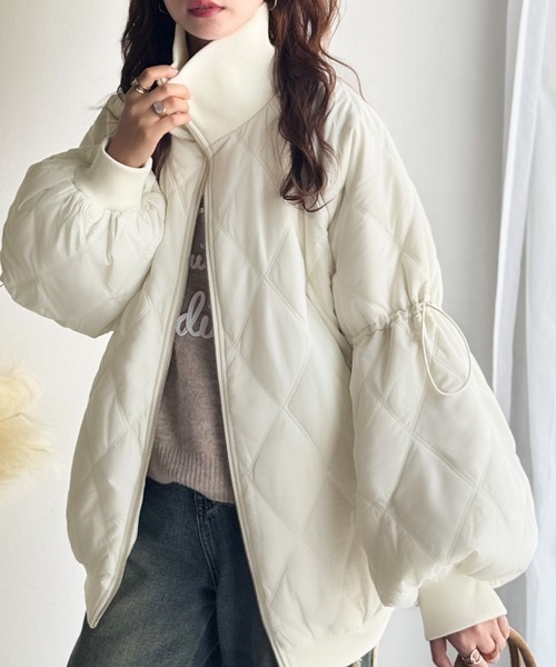 OHGA オーガ BUBBLE JK バブルジャケット ホワイト ブルゾン 美品 OHGA オーガ BUBBLE JK バブルジャケット ホワイト ブルゾンの