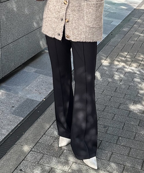 RANAN（ラナン） パンツ すっきりシルエット！ジャージー素材