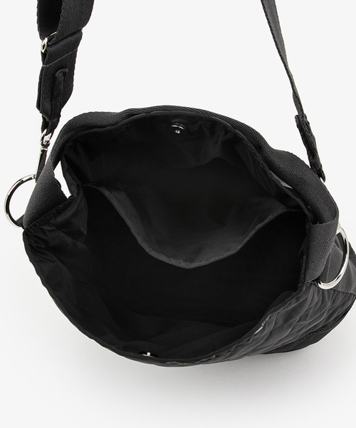 レスポートサック　ブラックキルティングショルダーバッグ　美品 CHAIN N/S CONV HOBOブラックチェーンキルト（クロスボディ