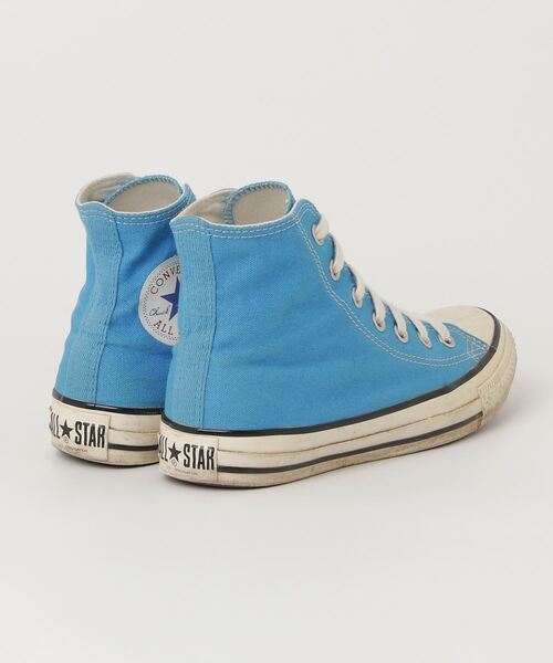 「CONVERSE」 ハイカットスニーカー 24.5cm ブルー レディース