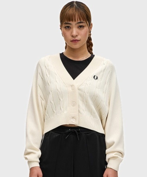 FRED PERRY（フレッドペリー） カーディガン Cable Knit Cardigan