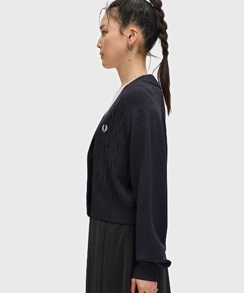 FRED PERRY（フレッドペリー） カーディガン Cable Knit Cardigan