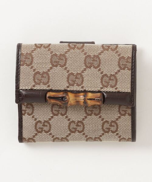 GUCCI グッチ ウォレット ミニ財布 ブラウン グッチ GUCCI 財布 （ブラウン） -ファッション通販 FASHION WALKER