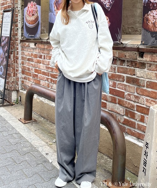 FIRST MOOD トレーナー スウェット FIRSTMOOD別注「YALE」襟付き