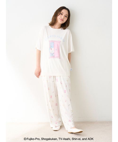 【新品未使用】GELATO PIQUE パステルピンク♡ 上下セット ジェラートピケ gelato pique ベーシックジェラートプルオーバー