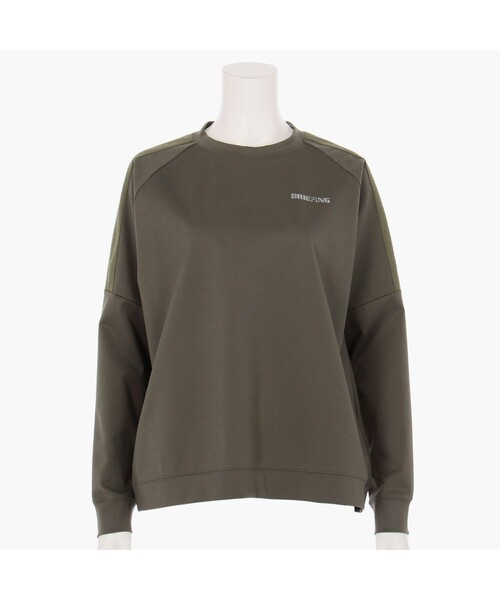 トレーナー スウェット 「BRIEFING GOLF／ブリーフィングゴルフ」WOMEN’S LOGO LINE CREWNECK レディース